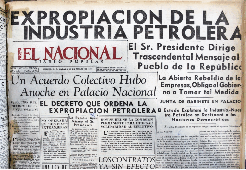 Archivo General de la Nación recuerda la expropiación petrolera